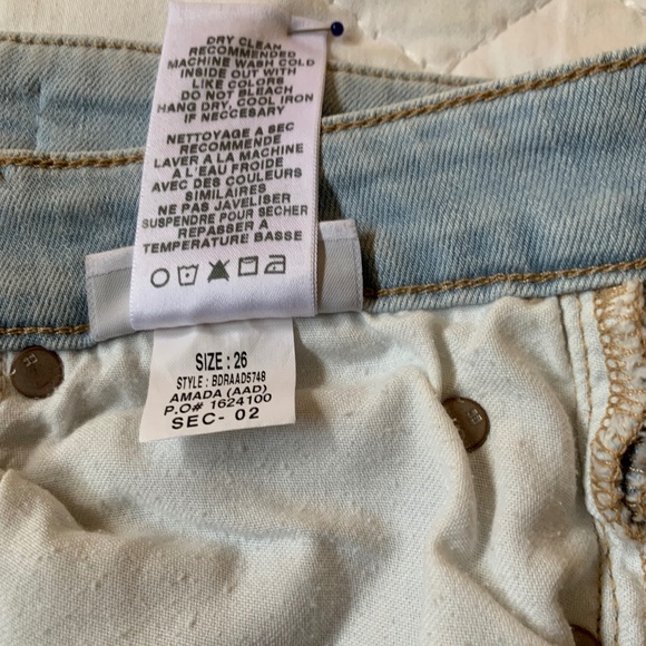 JOE'S FLAWLESS THE CHARLIE HIGH RISE SKINNY ANKLE JEANS - LIGHT BLUE - SIZE 26 - Picture 10 of 14